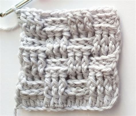 How to Crochet the Basketweave Stitch – Step-by-Step Tutorial