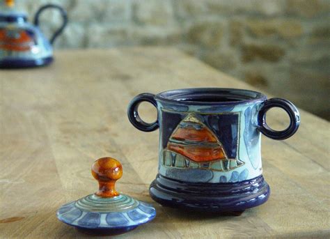 Ceramic Sugar Bowl with Lid, Pottery Sugar Bowl. Handmade Clay Sugar ...