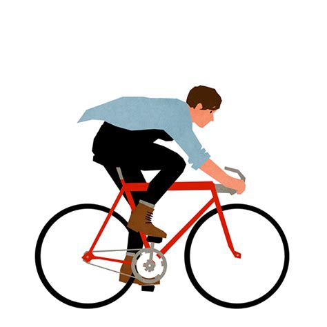 Biking on Behance | Bike illustration, Bicycle, People illustration