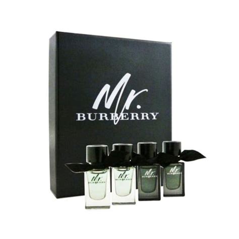 Mr. Burberry 4 Pcs Mini Gift Set Eau De Toilette Standard From Burberry ...