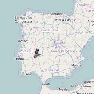 Elvas Map Portugal Latitude & Longitude: Free Maps