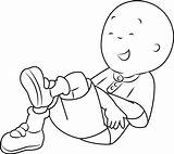 Caillou Family Coloring Page  Free Printable Pages For Kids sketch template