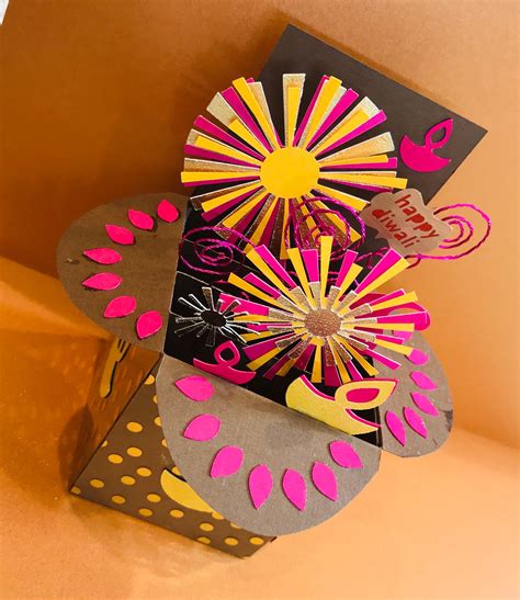 Diwali Card Pop up With Envelopes - Etsy