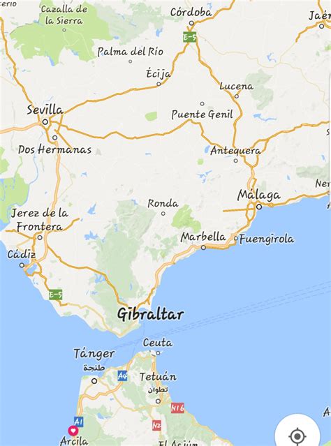 Mapa Assilah (Estrecho Gibraltar) | Viajes Lost Planet