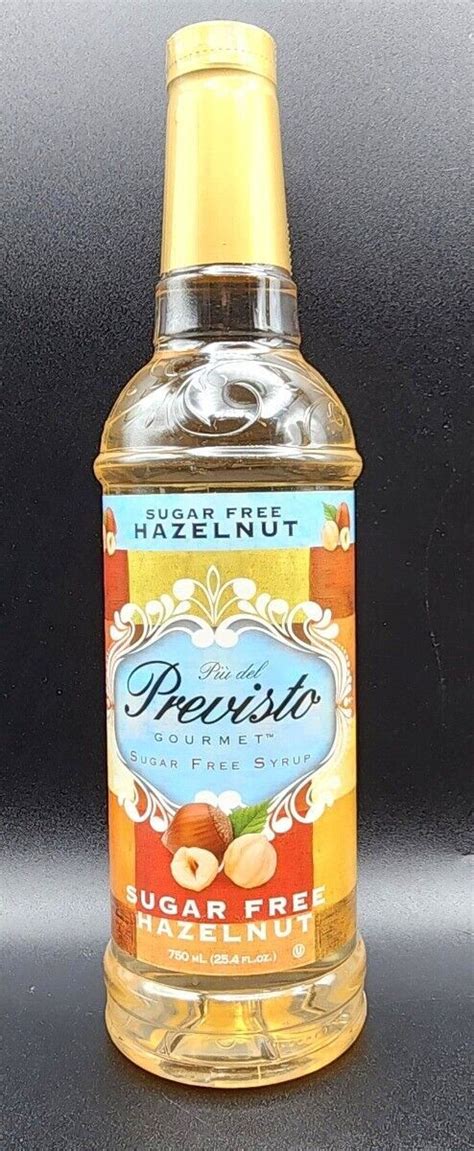 PREVISTO HAZELNUT Gourmet Syrup COFFEE TEA ESPRESSO SUGAR FREE KETO 25.4 oz x 2 - Squash & Syrups