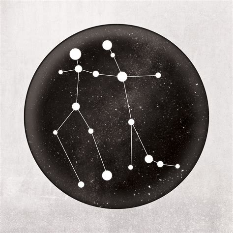 Gemini Constellation Art Print - Zodiac Constellations - Touch of Modern