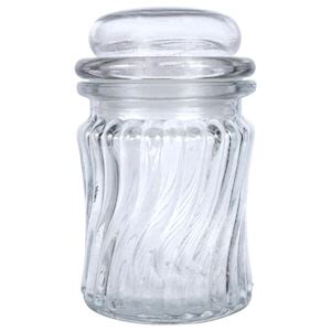 Bulk Clear Decorative Glass Jars with Airtight Lids, 5x3.125 in. | Dollar Tree