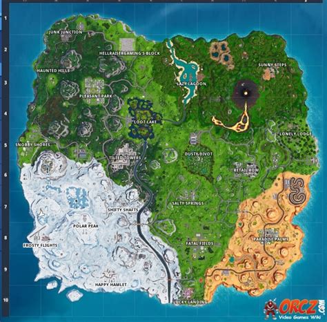 Fortnite Battle Royale: Map - Orcz.com, The Video Games Wiki