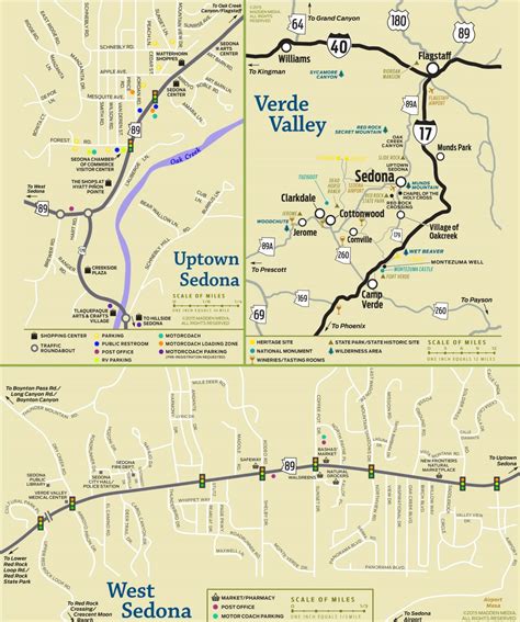 Sedona Tourist Map - Ontheworldmap.com