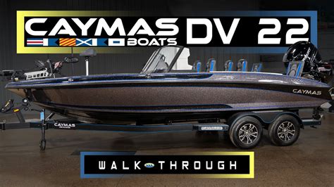 2023 Caymas Boats DV 22 Fiberglass Fishing Boat (400 VERADO) - YouTube