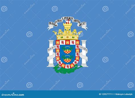 Flag of Melilla. Vector Illustration. World Map Stock Illustration ...