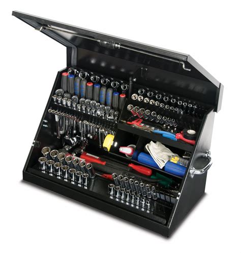 MONTEZUMA Steel Portable Tool Box, 18 1/8 in Overall Height, 30 in Overall Width, 15 in Overall ...