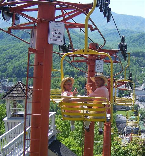 Ski Lift, Gatlinburg, TN | Gatlinburg sky lift, Gatlinburg attractions, Smokey mountains vacation