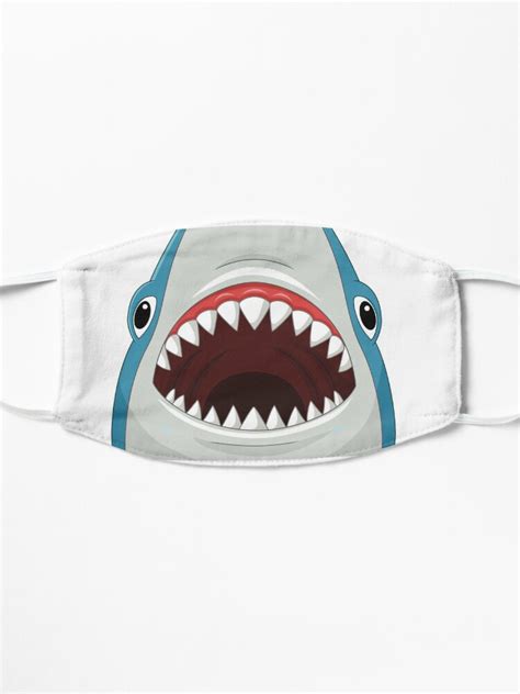 "Funny Shark Teeth Smile kids" Mask for Sale by MalikaBela | Redbubble