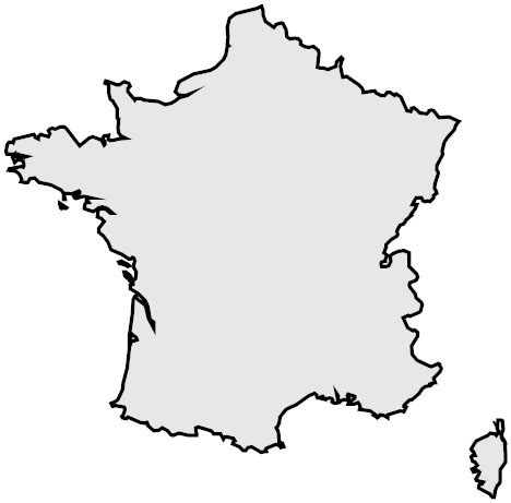 France Outline - ClipArt Best