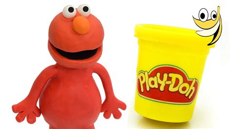 Play doh Elmo Sesame Street Stop motion animation Monstruo de las galletas [4k] - YouTube