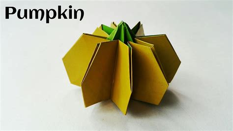 Origami Paper - "Pumpkin - Halloween special " | Halloween origami ...