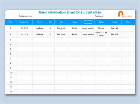 EXCEL of School Student Roster Curriculum.xlsx | WPS Free Templates