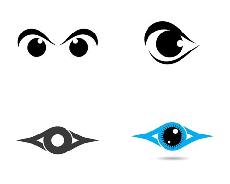 Eye Symbol Logo Set 1236267 Vector Art at Vecteezy