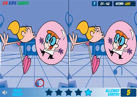 Dexter's Laboratory Differences - Play Online on Flash Museum 🕹️