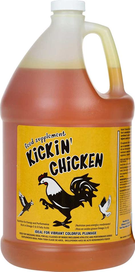 Kickin' Chicken Poultry Feed Supplement Healthy Coat - Poultry Supplements | Poultry Health | Farm
