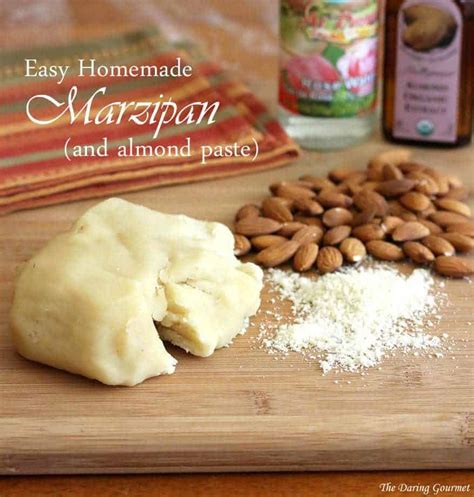 Easy Homemade Marzipan or Almond Paste - The Daring Gourmet