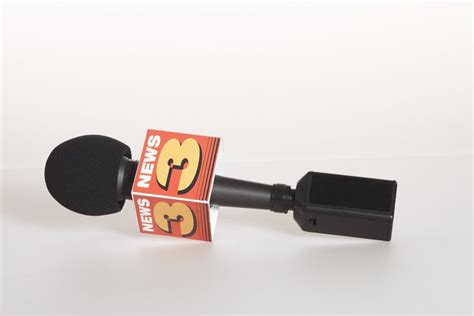 News Reporter mic reference | News microphone, Mic, News anchor