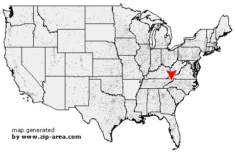 US Zip code Hampton - Tennessee