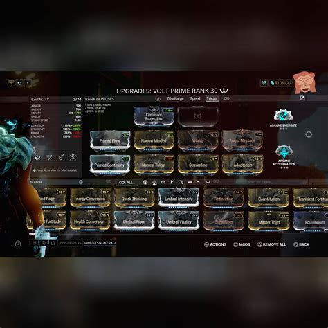 Need Volt Prime Eidolon build ideas : r/Warframe