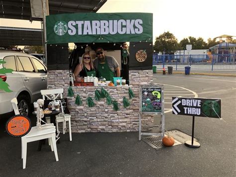 Starbucks Trunk Or Treat | Trunk or treat, Starbucks halloween, Truck ...