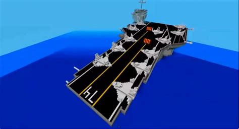 Aircraft carrier Minecraft Map