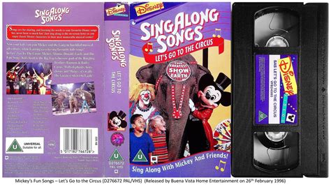 Mickey's Fun Songs - Let's Go to the Circus (D276672 PAL-V… | Flickr