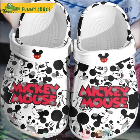 Disney Pattern Mickey Mouse Crocs Clog Shoes - Discover Comfort And ...