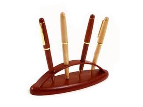 Wooden Pen Stand at Rs 340 | wooden Desktop accessories in Kolkata | ID: 2695641455