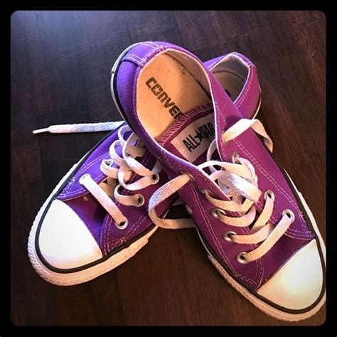 Purple converse unisex sz 6 | Purple converse, Converse, Converse purple