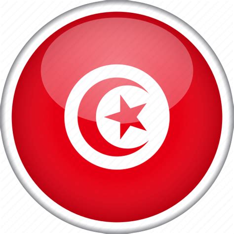 Circle, country, flag, national, tunisia icon - Download on Iconfinder