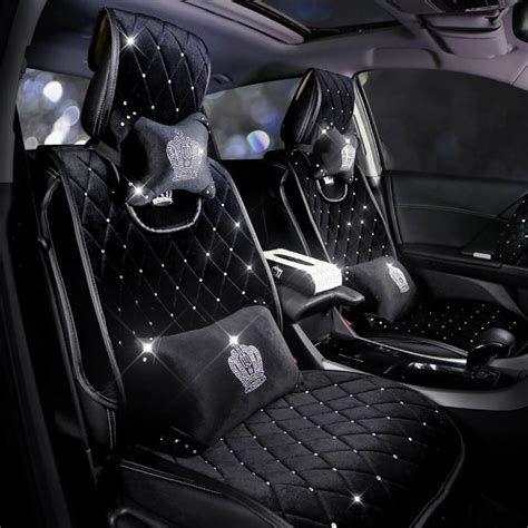 Diamond Crystal Crown Plush Car Interior Set in 2020 | Bling car ...