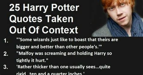 25 Harry Potter Quotes Taken Out Of Context… - Meme Collection | Harry potter quotes, Harry ...