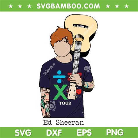 Ed Sheeran Mathematics America Tour SVG PNG