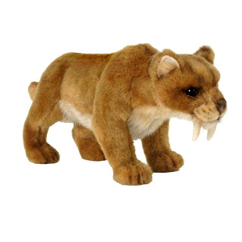 Hansa - Plush Saber Tooth Tiger, 12 Inches - Walmart.com - Walmart.com