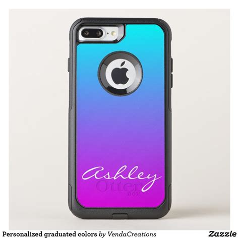 Personalized gradient colors OtterBox iPhone case | Zazzle.com