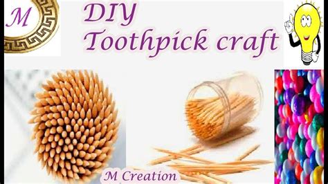 Toothpick diy craft|diy toothpick craft | Toothpick craft, Diy crafts ...