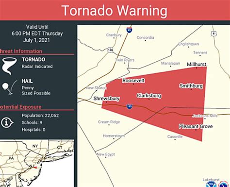 TORNADO: Warnings Issued In New Jersey, Pennsylvania, National Weather ...