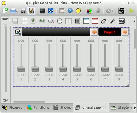 Q Light Controller Plus Documentation - Multipage Frame Tutorial