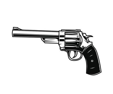 Clipart Revolvers Royalty Free Vector Illustration By - vrogue.co