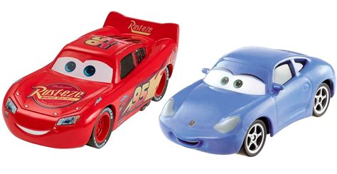 Mattel Cars 3 Lightning McQueen and Sally Die-Cast Vehicles, 2-Pack ...