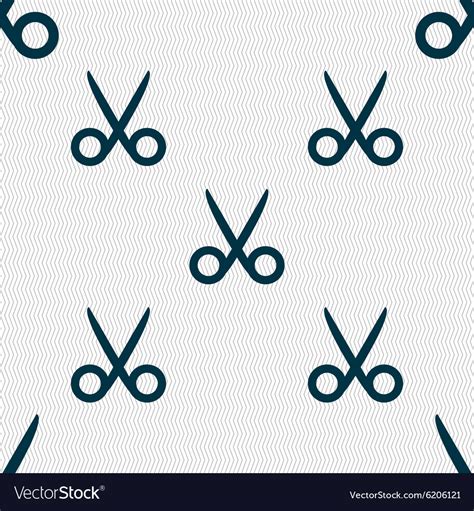 Scissors hairdresser sign icon tailor symbol Vector Image