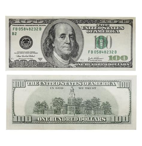 1988 100 Dollar Bill Security Features