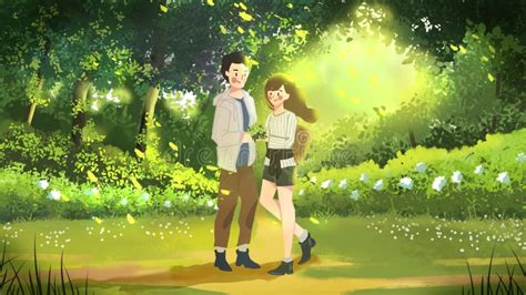 Boy and Girl on a Romantic Date in the Forest Stock Photo - Image of photograph, leaf: 252840940