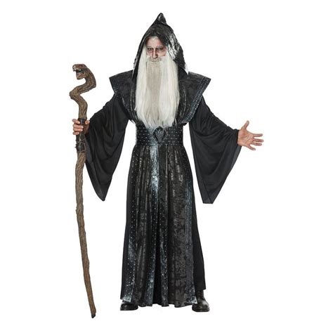 Dark Wizard Costume for Adults | Party Expert | Wizard costume, Mens ...